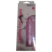 Мини-вибратор Desire Drill Vibe с насадкой розовый 14,2 см