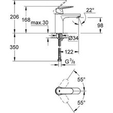 Смеситель Grohe Eurosmart Cosmopolitan для раковины, 23327000