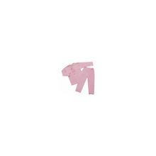 Кофточка и штаны Kapriza Family, 116, белый розовый, белый