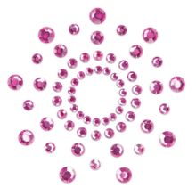 Розовые наклейки на грудь Mimi Bijoux Розовый