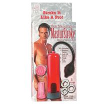California Exotic Novelties Вакуумная помпа Nicks Masturstroke Kit с аксессуарами (красный)