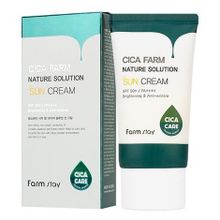 Крем солнцезащитный восстанавливающий SPF50+ PA++++ Farmstay Cica Farm Nature Solution Sun Cream 50мл