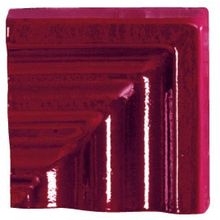 Tonalite Diamante Bordeaux Angolo Specchio Bordo 8x8 см