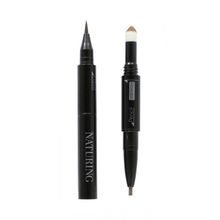 Подводка для глаз водостойкая коричневая Naturing Cantabile Brown 3Way Eye Liner