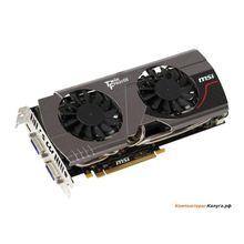 Видеокарта 1280Mb &lt;PCI-E&gt; MSI N560GTX 448 TWIN FROZR III PE с CUDA &lt;GFN560Ti, GDDR5, 448 bit, HDCP, VGA, 2*DVI, mini HDMI, Retail&gt;