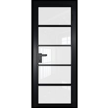  Двери ProfilDoors Модель 14AG Стекло Белый триплекс Цвет профиля Черный