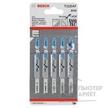 Bosch 2608634505 5 ЛОБЗИКОВЫХ ПИЛОК T 118 AF, BIM