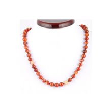 Бусики-Колечки Бусы Сердолик "Классика 8" арт. НСР-1(8)-44-1у