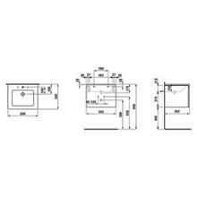 Тумба с раковиной Laufen Pro S 8.6096.2.463.104.1