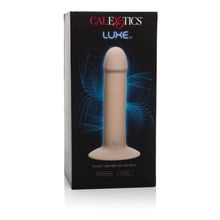 California Exotic Novelties Перезаряжаемый телесный вибратор на присоске LUXE Touch-Sensitive Vibrator - 16,5 см. (телесный)