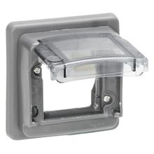 Адаптер Hypra - для механизмов Mosaic - IP55 - 2 модуля | код 053949 | Legrand