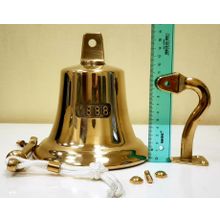 Foresti & Suardi Рында судовая из полированной латуни Foresti & Suardi 2045.L 160 мм с креплением