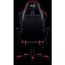 Кресло для геймера Aerocool AC220 AIR-BO , черно-оранжевое, с перфорацией