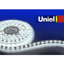 Uniel Лента светодиодная [3 м] Uniel ULS-3528 ULS-3528-60LED m-8mm-IP33-DC24V-4,8W m-3M-W катушка в герметичной упаковке ID - 425322