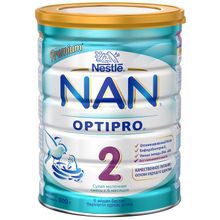 NAN молочная 2 Опти Про- 800 г