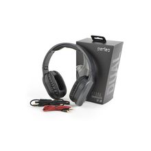 Наушники PERFEO PF_A4002 DUAL полноразмерные черные BL1