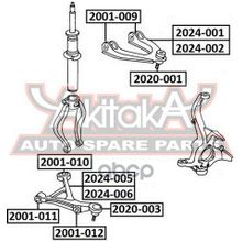 Рычаг Подвески Верхний | Перед Прав | ASVA арт. 2024001