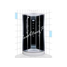 Душевая кабина LEADER D 901 M black FM