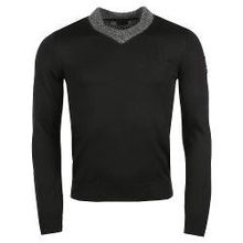 Пуловер мужской Diesel 00SC2I-0BAFI, цвет черный, XL
