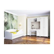 Система Мебели Детская Афина-3 белое дерево