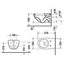 Унитаз подвесной Duravit Architec 2546090064