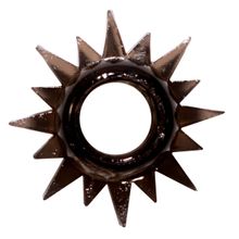 Чёрное эрекционное кольцо Rings Cristal Черный