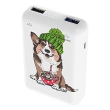 Зарядное устройство RITMIX RPB-10007 Corgi, 10000 мА ч Li-pol, 2.1A 2xUSB