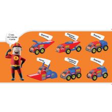 Магнитный конструктор MAGNETICUS BLO-002-01 Пожарная техника