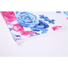 Luminoso с цветочным принтом бело-розовая