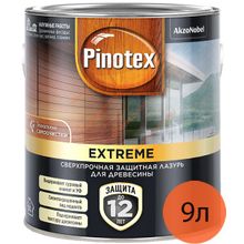 ПИНОТЕКС Экстрим антисептик сверхпрочный палисандр (9л)   PINOTEX Extreme сверхпрочная лазурь по дереву палисандр (9л)