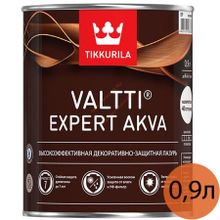 ТИККУРИЛА Валтти Эксперт Аква декоративно-защитная лазурь тик (0,9л)   TIKKURILA Valtti Expert Akva декоративно-защитная лазурь тик (0,9л)
