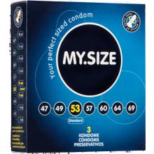  Презервативы MY.SIZE размер 53 - 3 шт.