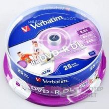 Verbatim DVD+R 8,5 GB 8x CB 25 Double Layer 43757