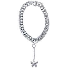 Многослойное колье "Бабочка" (арт. 81649-4)
