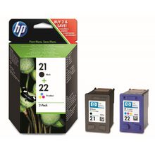 Картридж HP 21+22 (SD367AE) черный цветной