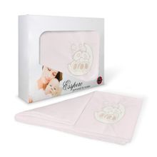 Комплект постельного белья в коляску Esspero Lui 5 предметов - Bears Moon Pink