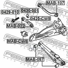 Болт С Эксцентриком Mitsubishi Lancer Cy Cz# 2007.03-2013.02 [Eur] Febest арт. 0429010