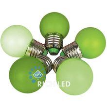 Rich LED RL-B-E27-G45-2W-G Лампа для белт-лайт, E27, зеленый