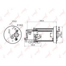 Фильтр Топливный LYNXauto арт. LF952M