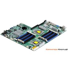 Мат. плата Supermicro X8DTU-6TF+  &lt;2*S1366, i5520, 18*DDR3, PCI-E, SAS RAID, 2*GB Lan, 2*10Gb SFP, IPMI, ATX, OEM&gt;