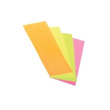 Клейкие закладки бумажные 4 цвета 20х50 мм. 50 листов INF