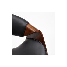 Tetchair Кресло BEND , орех, кож зам черный