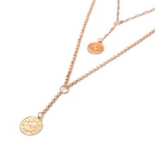 Многослойное колье под золото (арт. 81029-2)