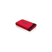 Внешний накопитель HDD 2.5 Transcend 640Gb  StoreJet Mobile красный