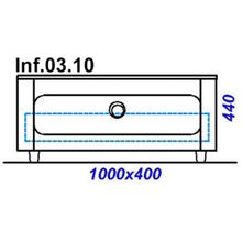 Aqwella Тумба напольная Инфинити H10 W