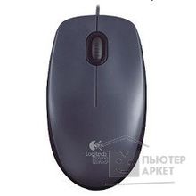 Logitech 910-001794  Mouse M90 Optical, USB Dark Grey RTL