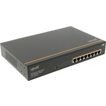 Коммутатор   UPVEL   UP-308FEW   8-port PoE+ Web Smart Fast Ethernet Switch  (8UTP 10 100Mbps PoE)