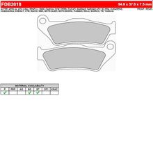 FERODO Тормозные колодки FERODO FDB2018EF