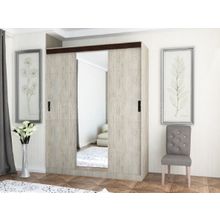 МИРАЖ, шкаф-купе 3-дверный с зеркалом