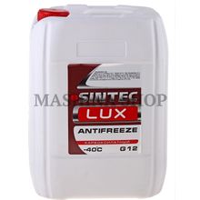 Антифриз Sintec LUX G12 10 кг (красно-оранжевый) акция 2 кг